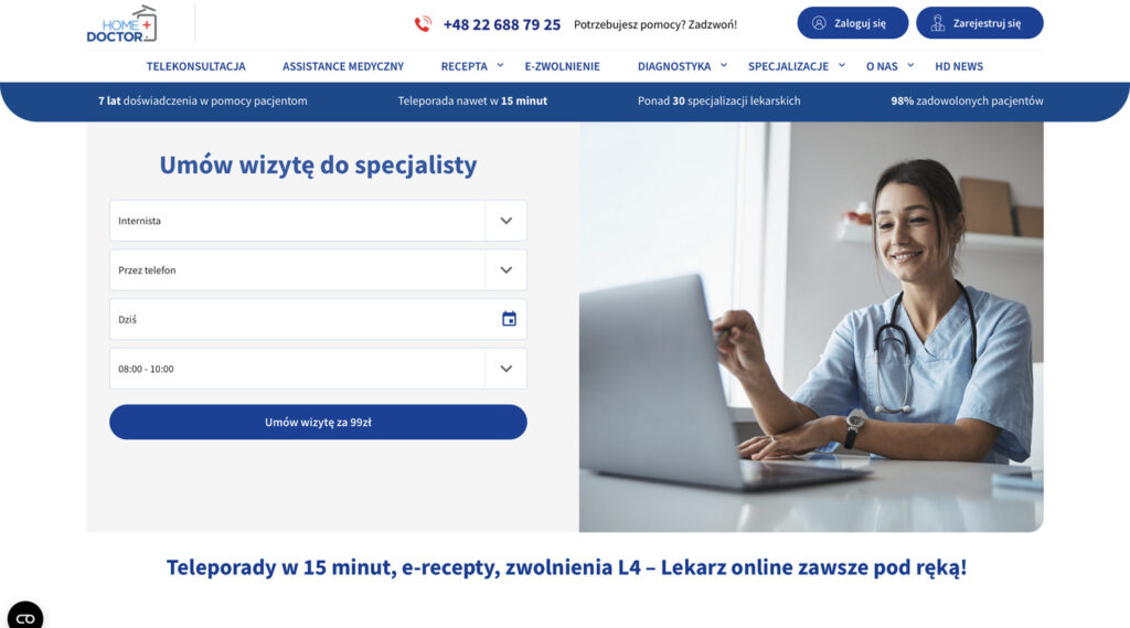 HomeDoctor.pl – Profesjonalna medycyna HomeDoctor.pl – Profesjonalna medycyna